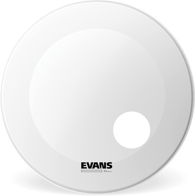 EQ3 Resonant Coated White Bass Drum Head, 22 Inch
