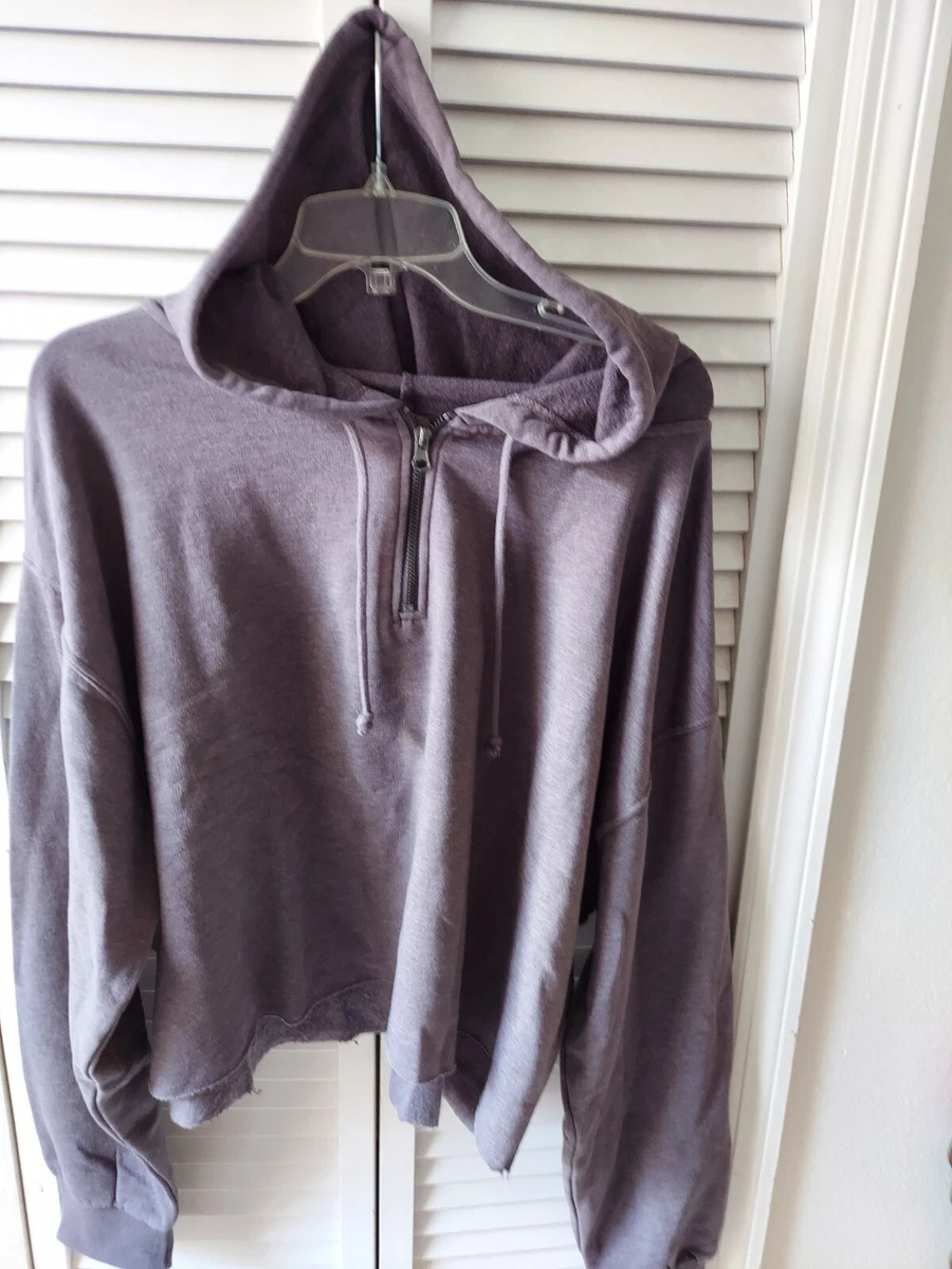 NWT So Juniors Plus Lounge Life Hoodie Size 1X Cut Off Cropped | eBay