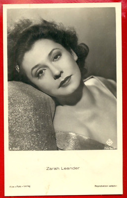 ZARAH LEANDER # 3742/2 VINTAGE PHOTO PC. PUBLISHER GERMANY 655