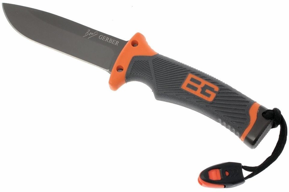 GERBER Bear Grylls Ultimate Survival Fixed Blade Knife SERRATED or ...