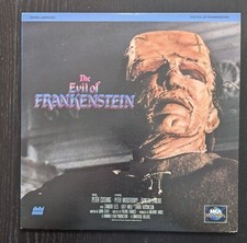 The Evil of Frankenstein.  Hammer horror.   US MCA  laserdisc  1992