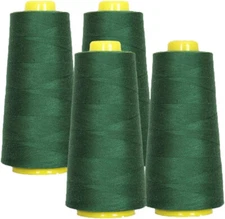 4 Pack of 3000 (12,000 Total) Yard Spools Sewing Thread All Purpose