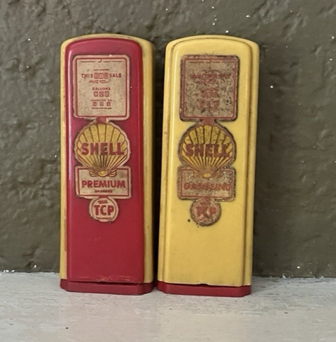 SHELL GAS PUMPS SALZ-/PFEFFERSTREUER - KENNEDY'S SHELL - CAMDEN IL - ca. 50er Jahre