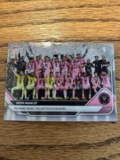 Inter Miami CF "The Herons" 1st Cup Title 2025 MLS Topps NOW - Card 143 In Hand