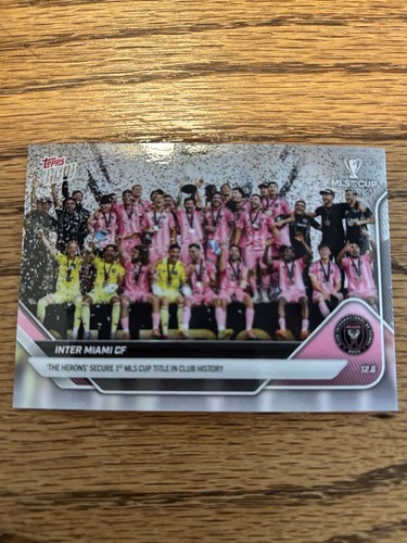 Image via eBay listing Inter Miami CF - 2025 MLS Topps NOW® - Card 143 - PR: 2256