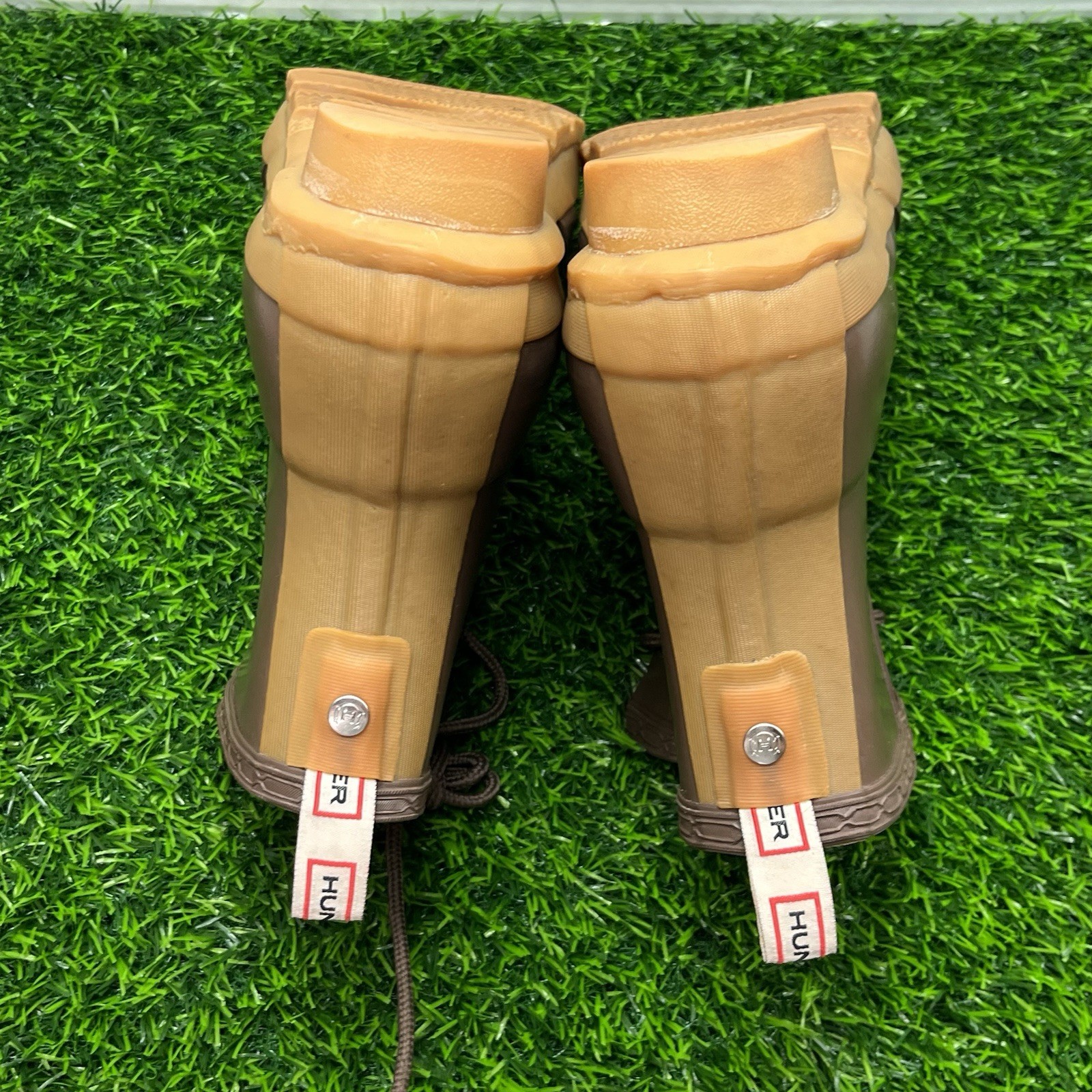 SAOLA Stivali da pioggia in gomma impermeabili HUNTER Brixen Combat stringati suola bicolore W7 5