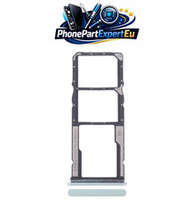 For Xiaomi Redmi 13R OEM SIM Card Tray Tray Micro SD Card Holder Blue