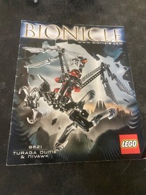 LEGO Bionicle Turaga Dume and Nivawk Set 8621 Complete w/ Manual, see details.