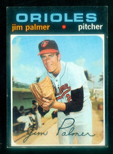 1971 TOPPS #570 JIM PALMER EX