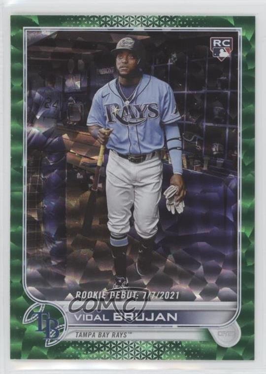2022 Topps Update Green Foil 410/499 Vidal Brujan #US8 1u6