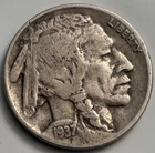 1937-D Buffalo Nickel Denver Mint Final Year of Series BN2181
