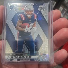 Treveyon Henderson 2025 Panini Mosaic Silver Knight SP /149 Rookie Card