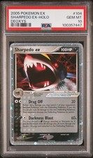 2005 POKEMON EX DEOXYS #104 SHARPEDO EX-HOLO PSA 10 on eBay