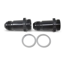 Russell 640213 8an Holley Dual Feed 750 To Dominator 1350 Carb 2 Black