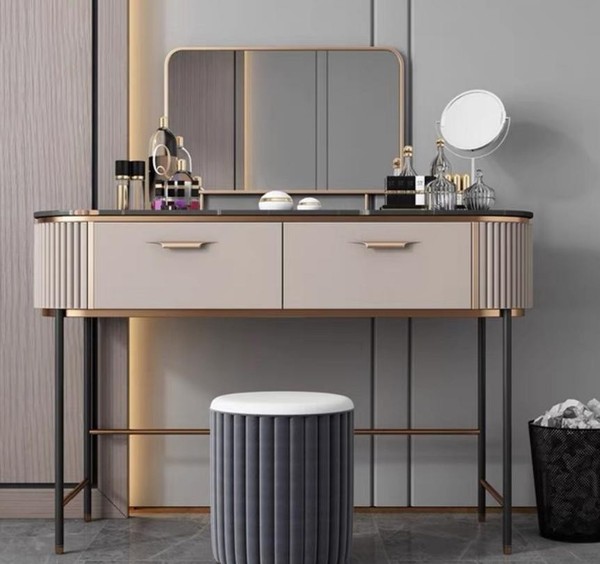 Schminktisch Schwarze Kommode Konsolentische Schlafzimmer Tisch Konsolen MöBel-image