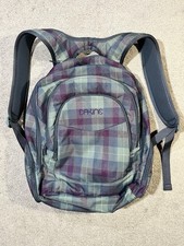 Dakine Prom 25 Liter Backpack Green Purple Plaid Insulated Cooler Pocket Laptop