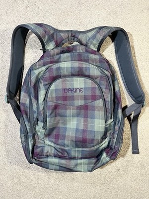 Dakine Prom 25 Liter Backpack Green Purple Plaid Insulated  display picture 1