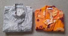 Next & Zara Men's Short Sleeve Shirt Bundle Size Medium