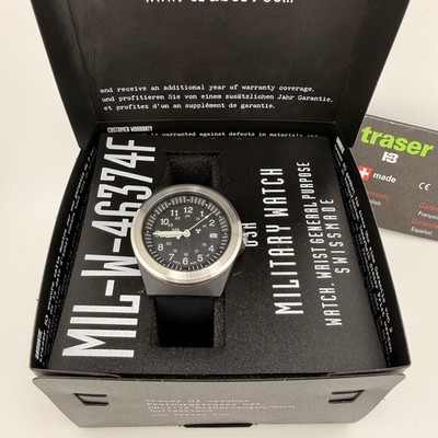 Traser H3 Type 3 Military Watch Swiss Made Black Dial Boxed Needs