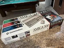 rare Commodore Amiga 500 Vintage Personal Computer – bonus pack complete works