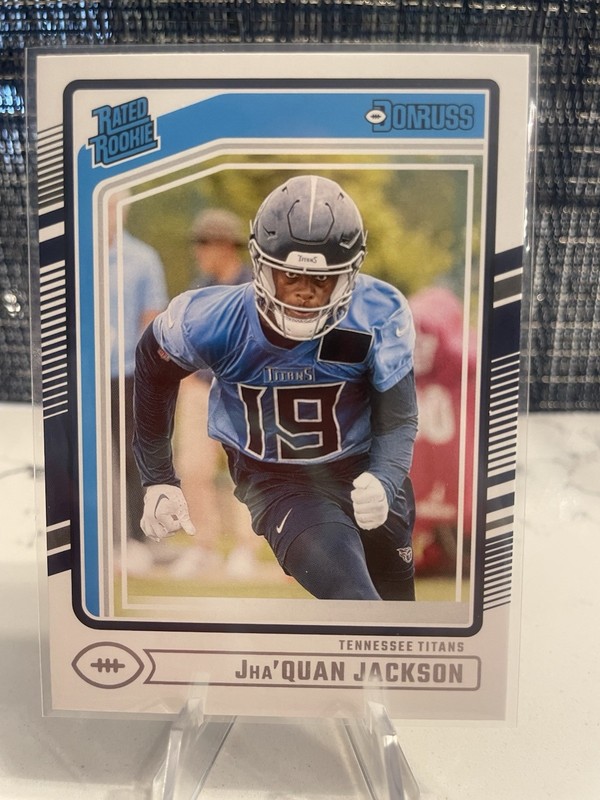 2024 Panini Donruss - Rated Rookie Jha'Quan Jackson #396 (RC)