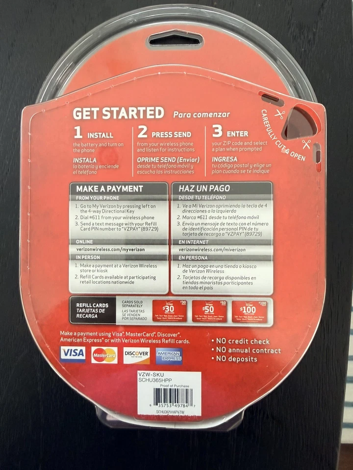 New Samsung Gusto 2 SCH-U365 Gray Verizon Flip Phone - Image 4 of 4