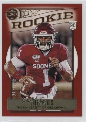 2020 Panini Legacy Rookies Red /299 Jalen Hurts #142 Rookie RC 1cx3