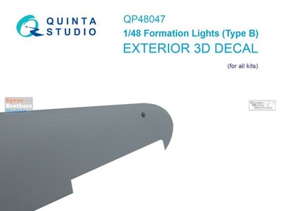 QTSQP48047 1:48 Quinta Studio 3D Decal - Formation Lights Type B