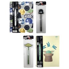 Star Wars x Yoobi Stationary Bundle Set Notebook  Pens - Lot of 4
