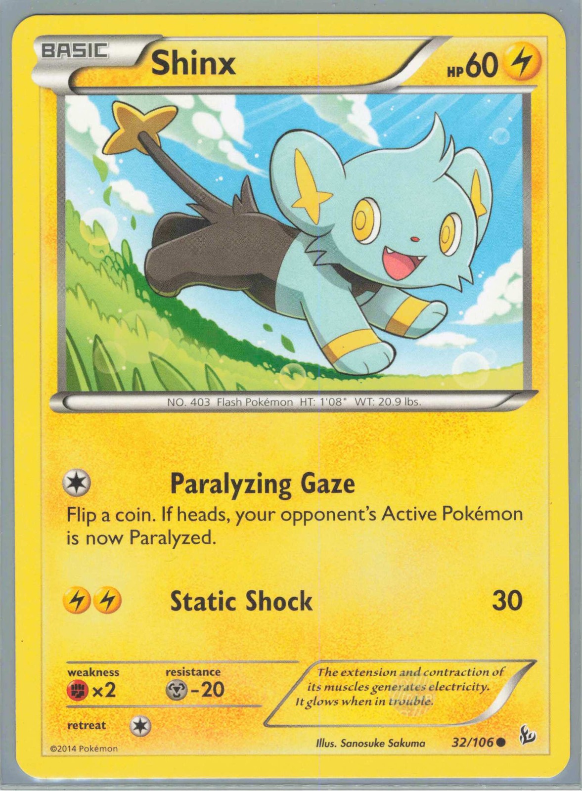 Shinx Common XY - Flashfire 32/106 LP