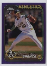 2024 Topps Chrome Update Purple Refractor 187/250 Mitch Spence #USC166 1f5h