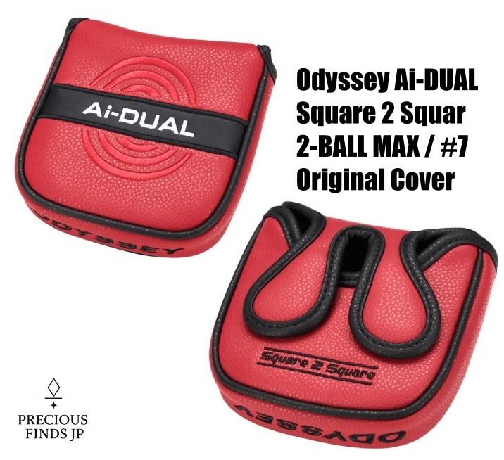 Odyssey Ai-DUAL Square 2 Squar 2 BALL MAX #7 Putter Headcover