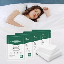 4 Pack Disposable Bed Sheets Queen, Disposable Travel Sheets for Travel with