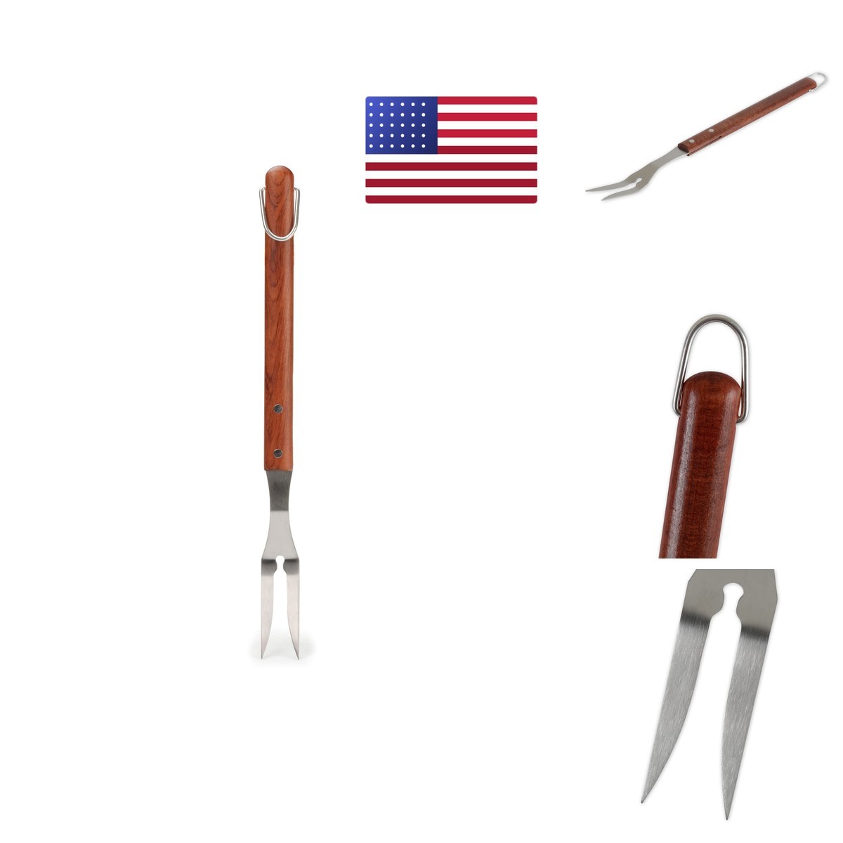 RSVP International Endurance (BQ-FRK) BBQ Grill Fork 17.25" Stainless Steel