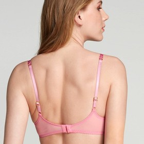 Agent Provocateur LORNA Bra 34C NWT Baby Pink & Black Orig. $130 VERY RARE! [G]