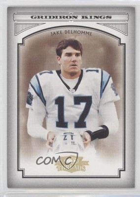 2006 Donruss Threads Pro Gridiron Kings Gold 41/100 Jake Delhomme #PGK-21 un2