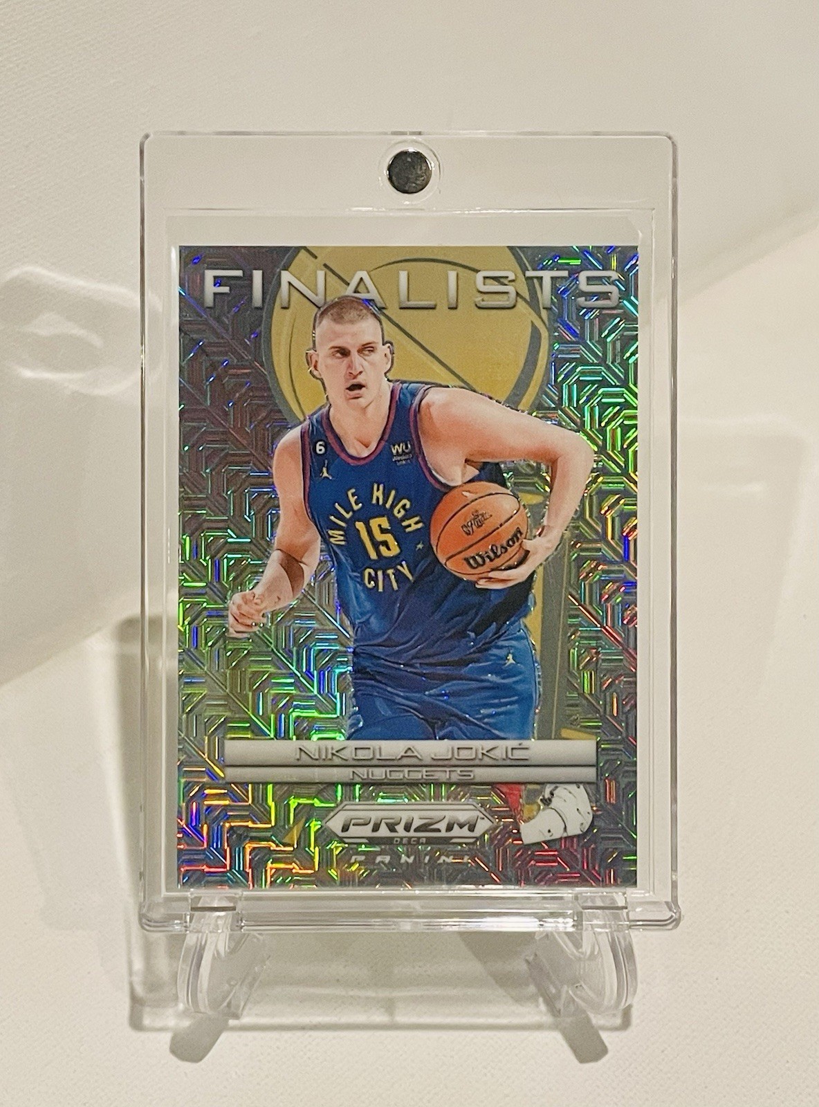 Nikola Jokic 2023-24 Prizm Deca Finalists /25 Mojo Prizm #2