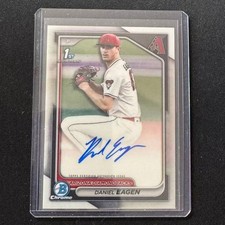 💎2024 BOWMAN CHROME BASEBALL 1ST BOWMAN AUTO DANIEL EAGEN