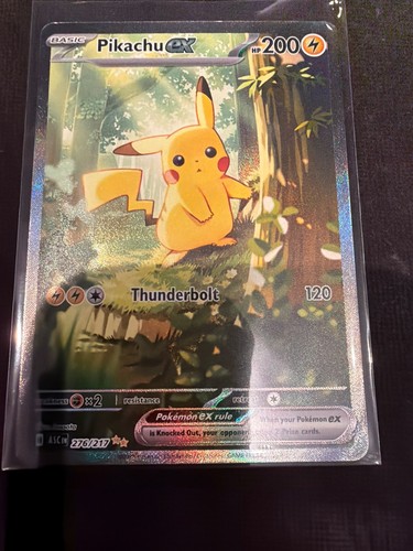 Pikachu ex 276/217 Me: Ascended Heroes Holo