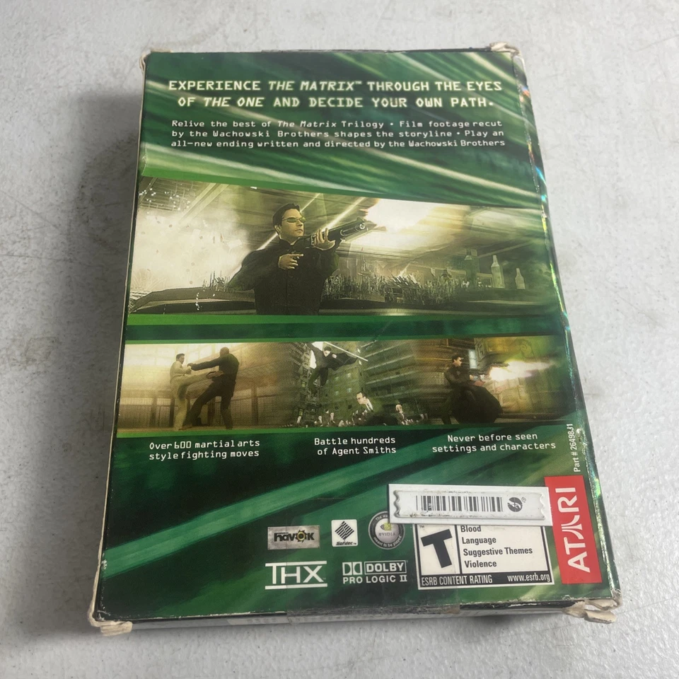 BRAND New The Matrix Path of Neo (PC DVD-ROM) Box FACTORY SEALED - Image 2 of 2