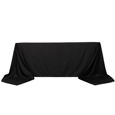 90" x 156" Scuba Polyester Rectangular Tablecloth Party Events Home Decorations