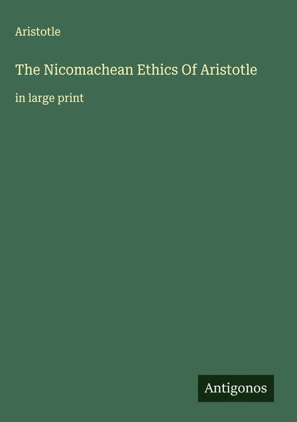 Aristotle | The Nicomachean Ethics Of Aristotle | Buch | Englisch (2025)-image
