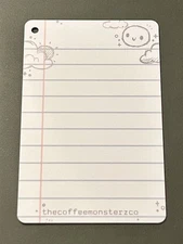 The Coffee Monsterz Co. Lined Note Washi Card TCMC