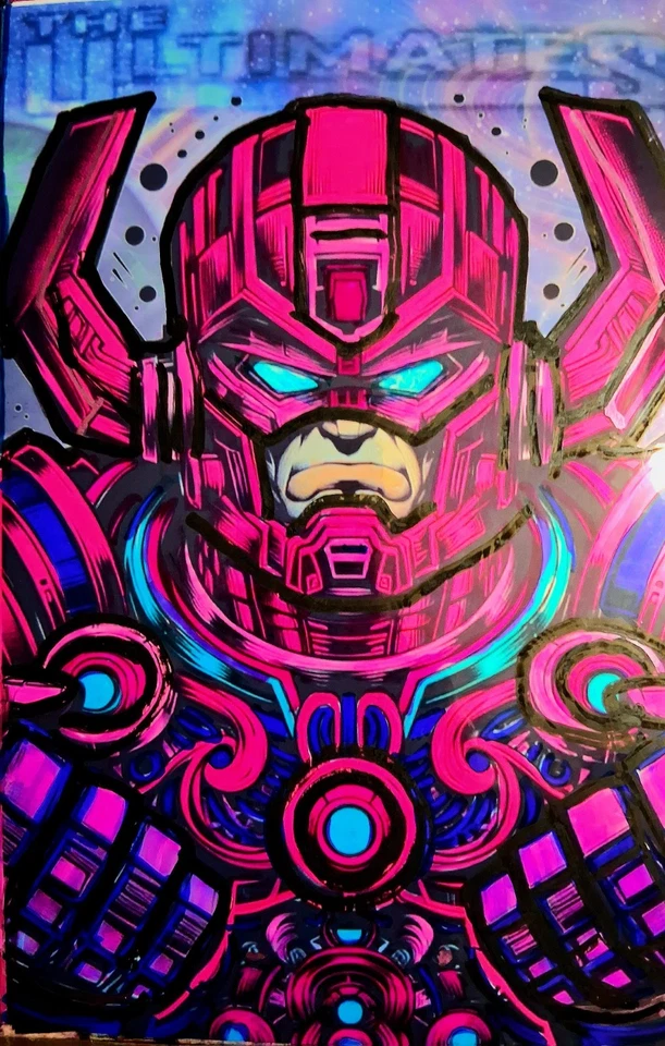 Ultimates #1 Blank Sketch Variant – Galactus/Nova BossKong Double Cover Original - Image 2 of 3