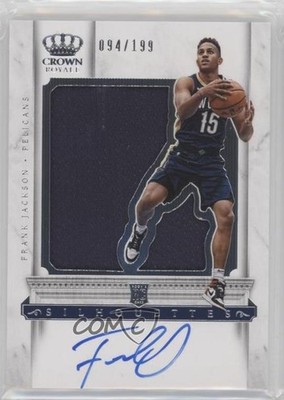 2017 Panini Crown Royale Silhouettes /199 Frank Jackson #206 Rookie Auto RC 1k5