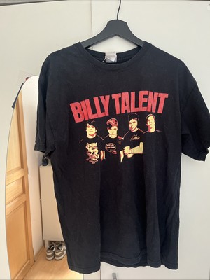 Vintage 2006 Billy Talent T-shrit Y2k Alternative Pop Punk Rock Band Black Tee L