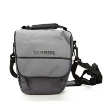 Tamron C 1504 Kameratasche Kamera Umhänge Tasche Schultertasche Fototasche Grau