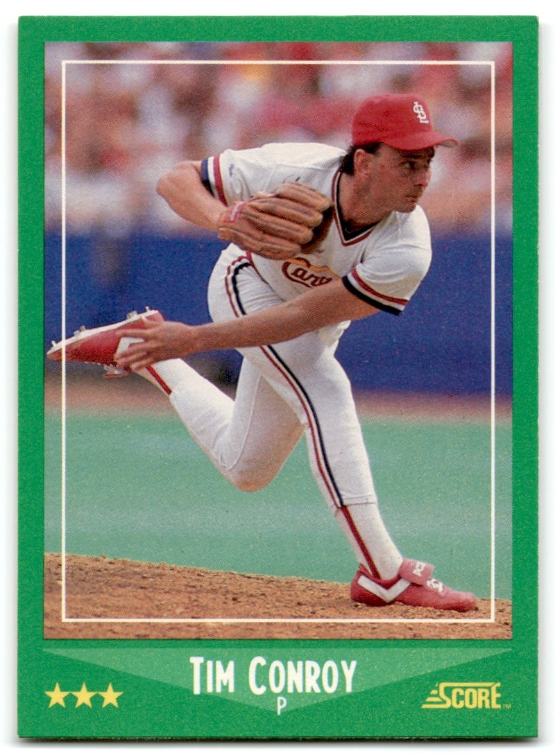 1988 Score Tim Conroy St. Louis Cardinals #384