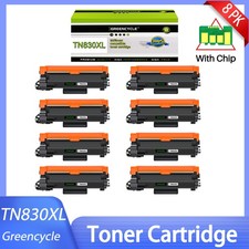 8 Pack TN830 XL Toner High Yield for Brother TN-830XL HL-L2480DW DCP-L2640DW