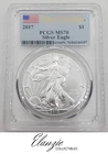 2017 American Silver Eagle First Strike PCGS MS70
